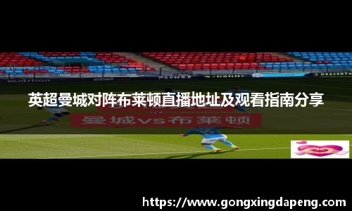英超曼城对阵布莱顿直播地址及观看指南分享